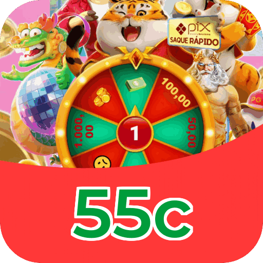 Catálogo slots 55c mostrando top jogos Gates Olympus Sweet Bonanza Fortune Tiger Big Bass volatilidade RTP